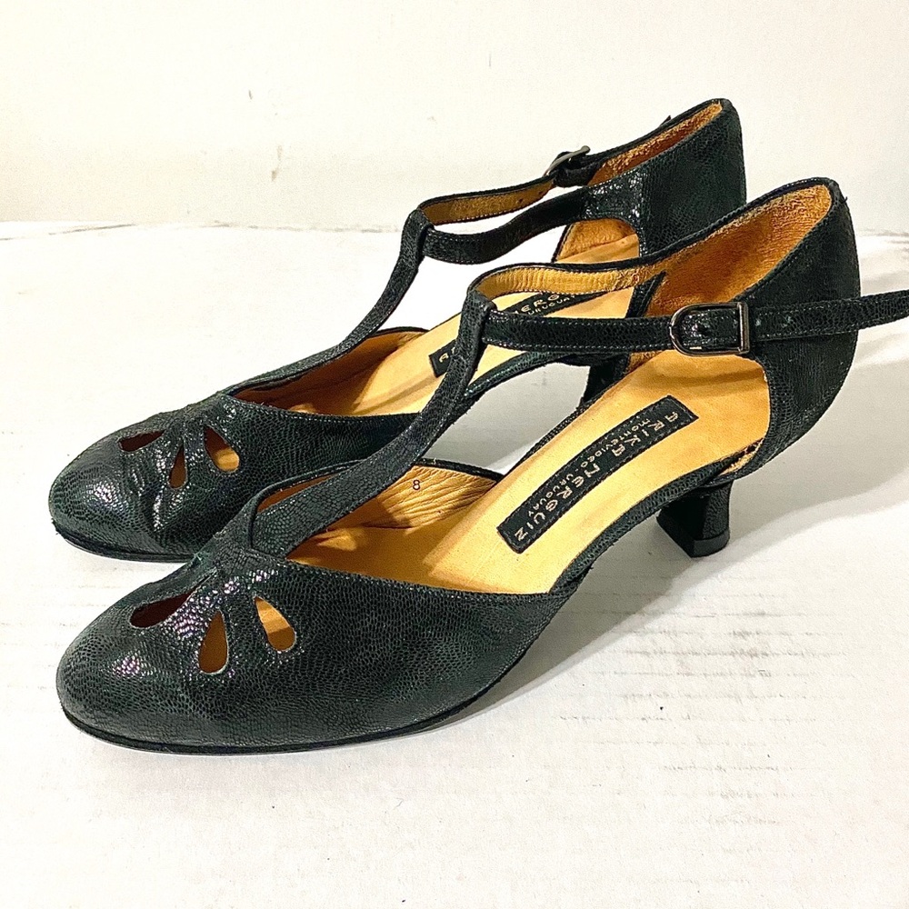 Arika Nerguiz - black heels size 8 dance heels !!